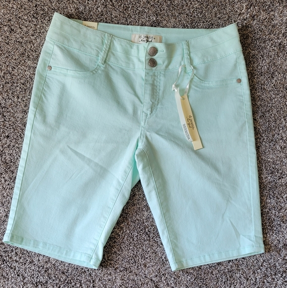 d. jeans Shorts D Jeans Bermuda Shorts Aqua Poshmark
